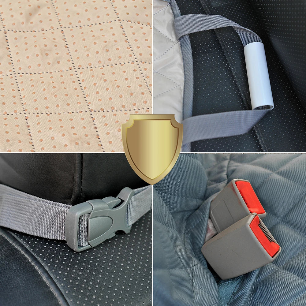 PETRAVEL Dog Car Seat Cover – Waterproof Hammock & Back Seat Protector