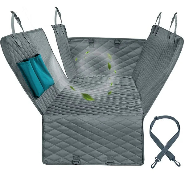 PETRAVEL Dog Car Seat Cover – Waterproof Hammock & Back Seat Protector