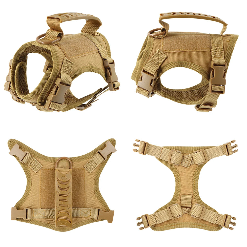 Tactical Cat Harness – Adjustable Pet Harness with Leash