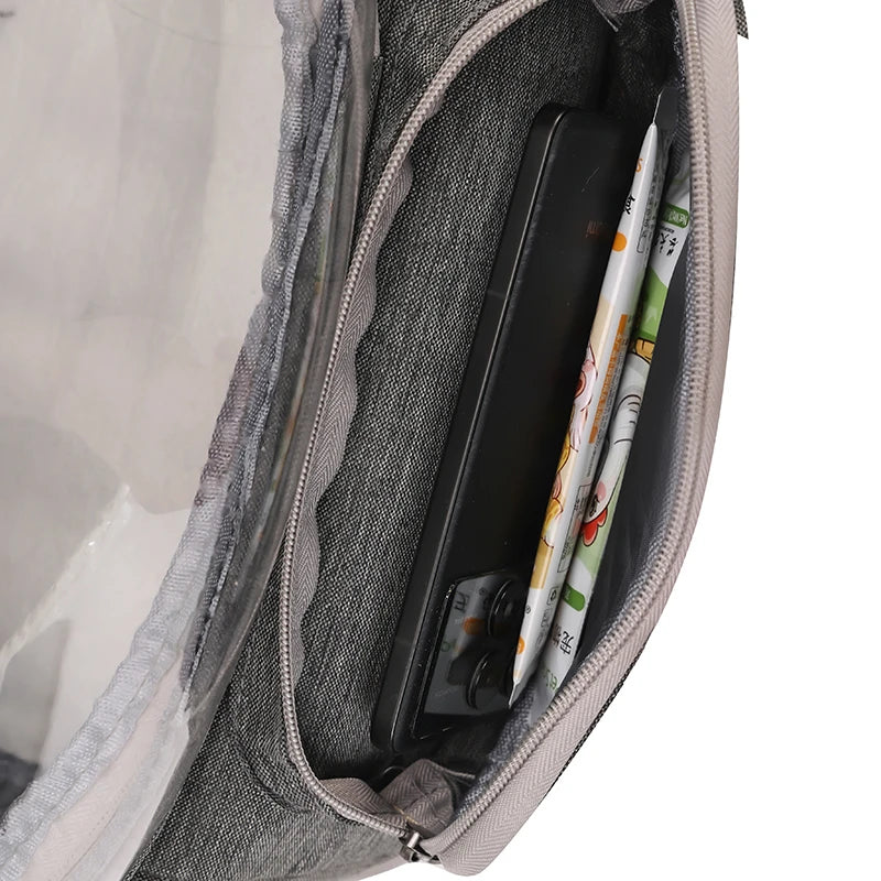 Cat Carrier Backpack โ Bubble Pet Carrier Bag with Air Holes for Cats & Small Dogs