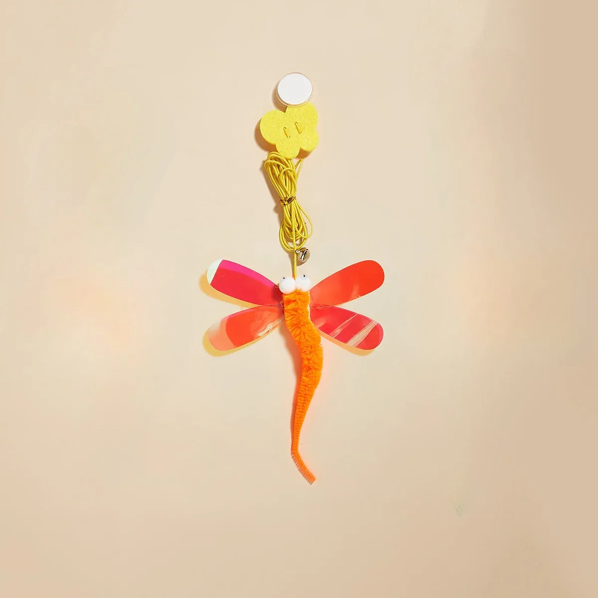 Cat Hanging Door Toy ā Elastic Rope Feather Teaser for Cats