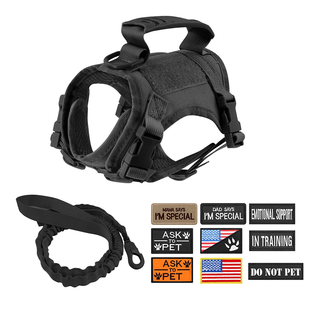 Tactical Cat Harness – Adjustable Pet Harness with Leash