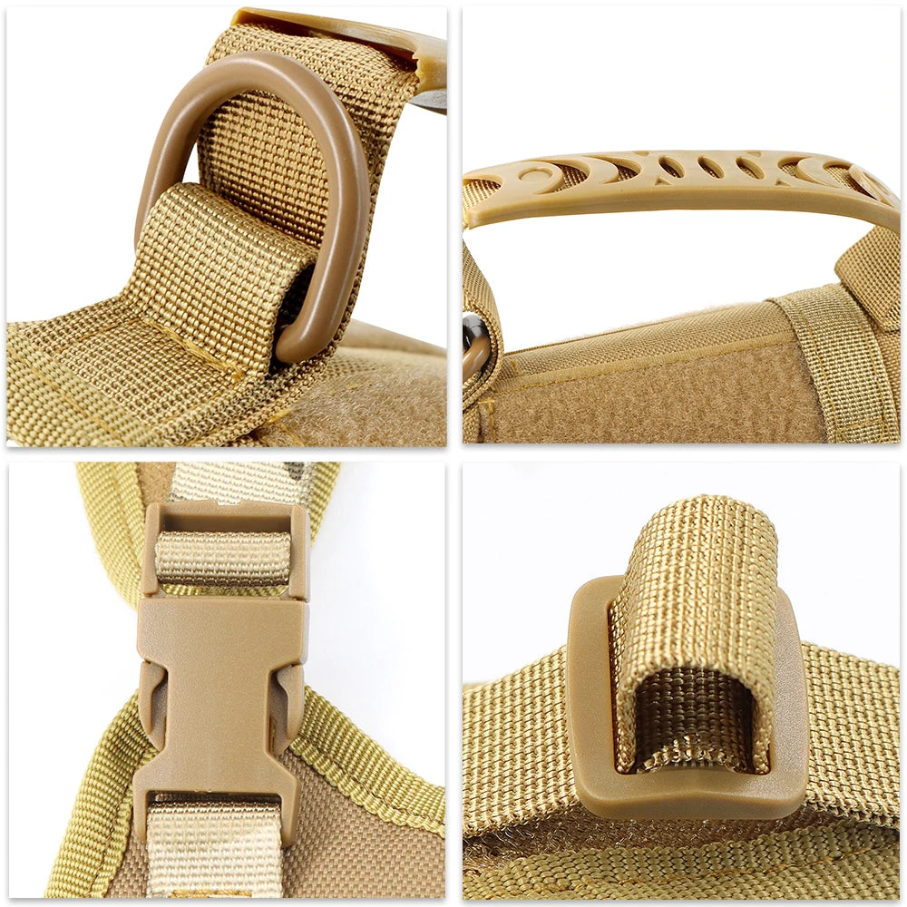 Tactical Cat Harness – Adjustable Pet Harness with Leash