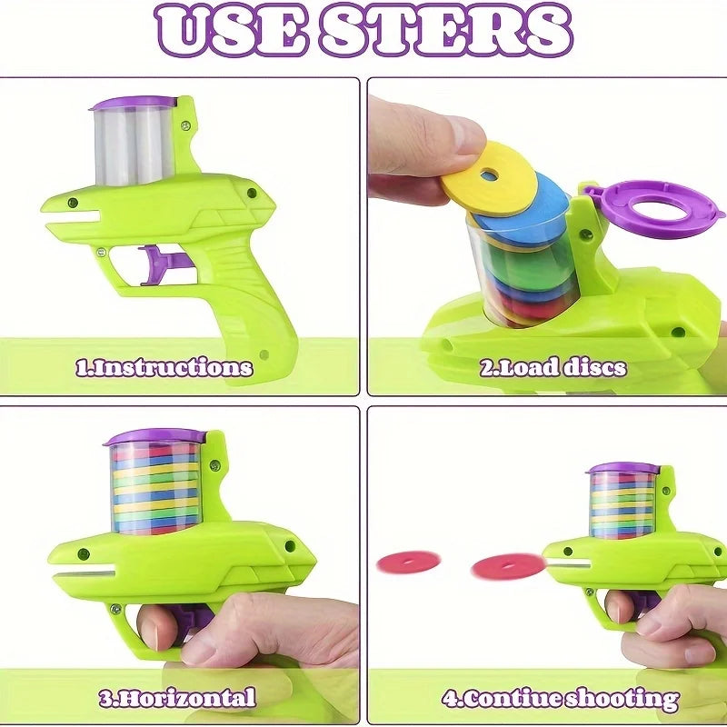 Foam Disc Cat Toy Launcher ā Interactive Indoor Play Game for Cats, Battery-Free & Durable
