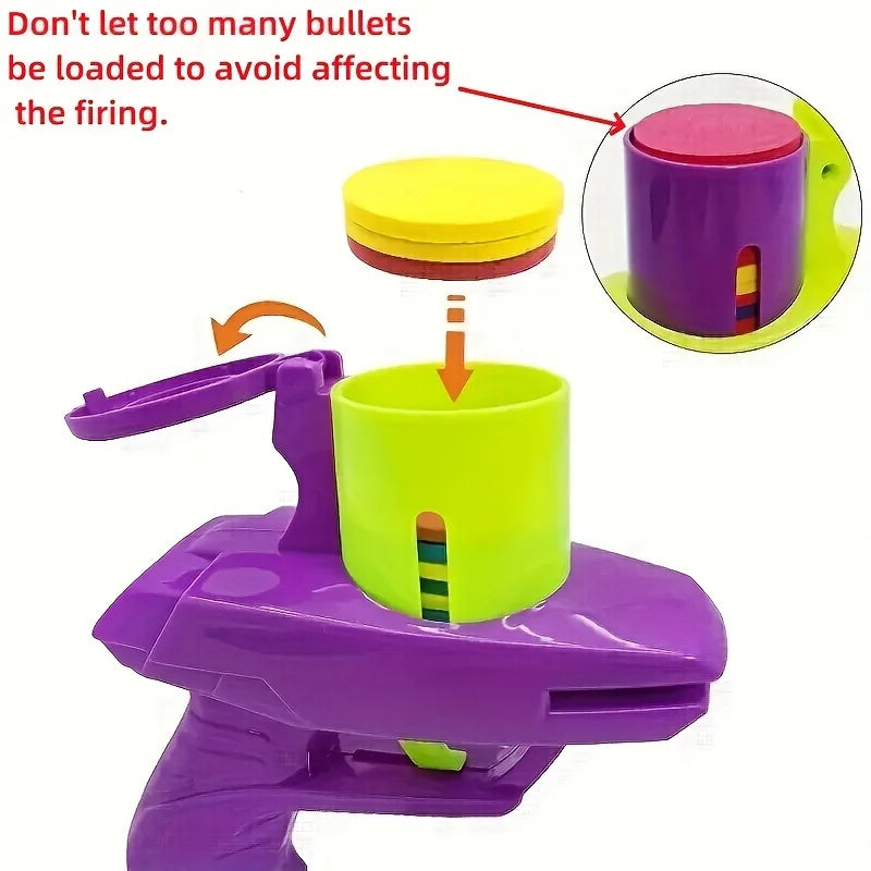 Foam Disc Cat Toy Launcher ā Interactive Indoor Play Game for Cats, Battery-Free & Durable