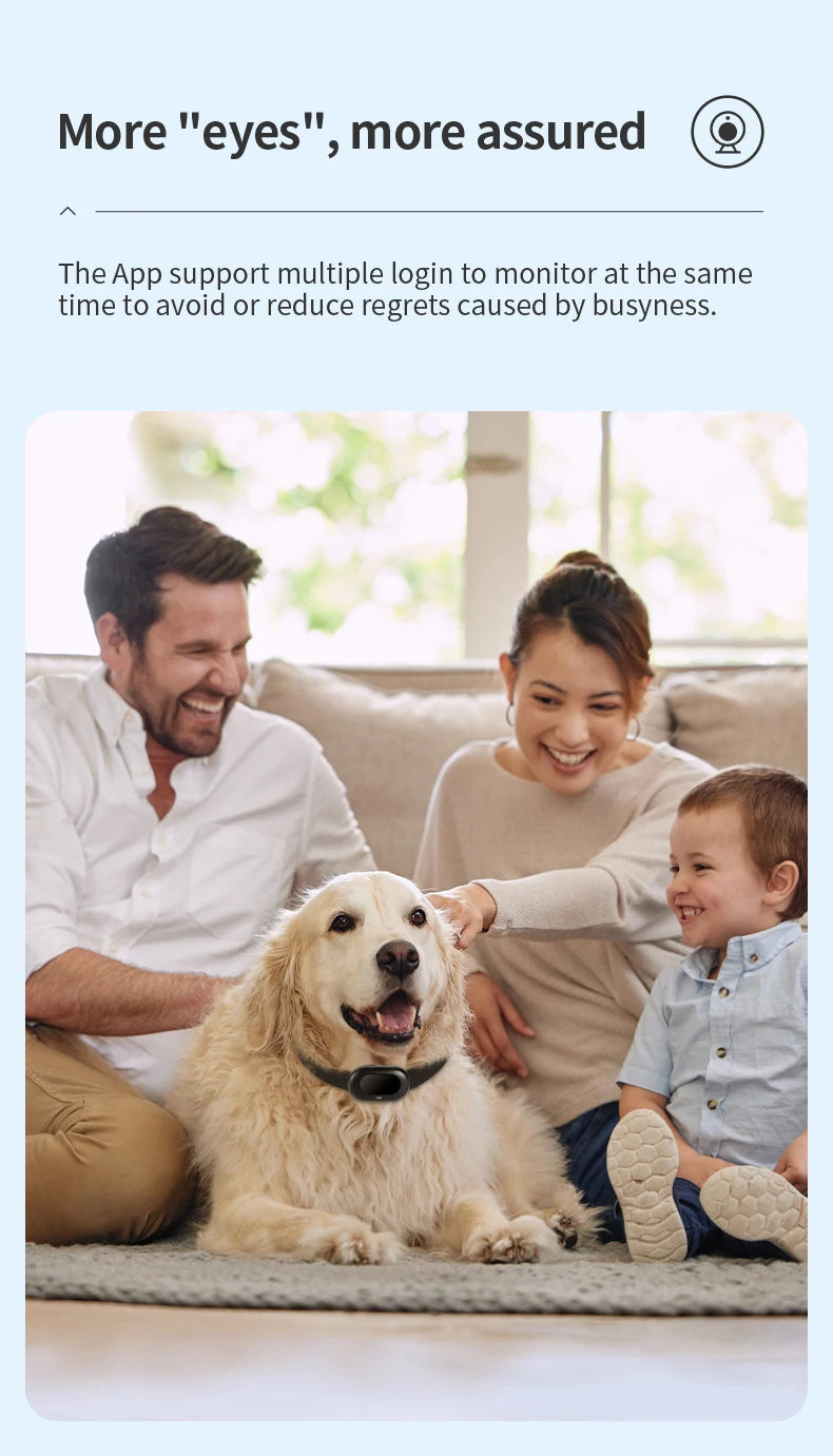 GPS Pet Tracking Collar – Waterproof Smart Locator with GEO Fence