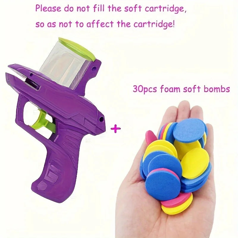 Foam Disc Cat Toy Launcher ā Interactive Indoor Play Game for Cats, Battery-Free & Durable