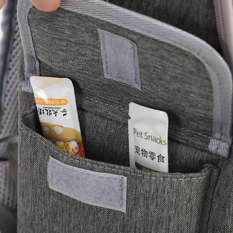 Cat Carrier Backpack โ Bubble Pet Carrier Bag with Air Holes for Cats & Small Dogs