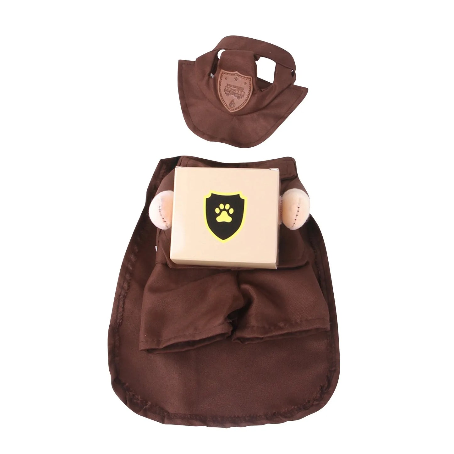 Funny Pet Courier Costume – Standing Outfit for Dogs & Cats, Cosplay Clothes for Halloween & Parties