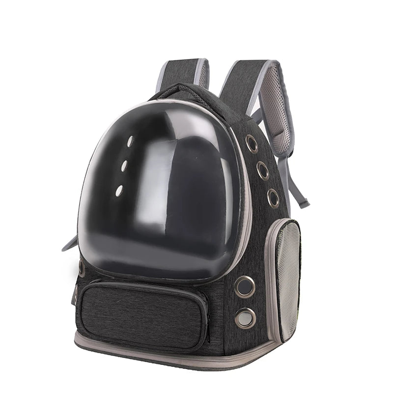 Cat Carrier Backpack โ Bubble Pet Carrier Bag with Air Holes for Cats & Small Dogs