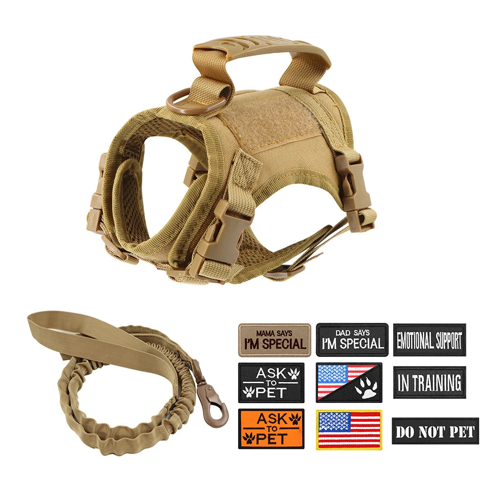 Tactical Cat Harness – Adjustable Pet Harness with Leash