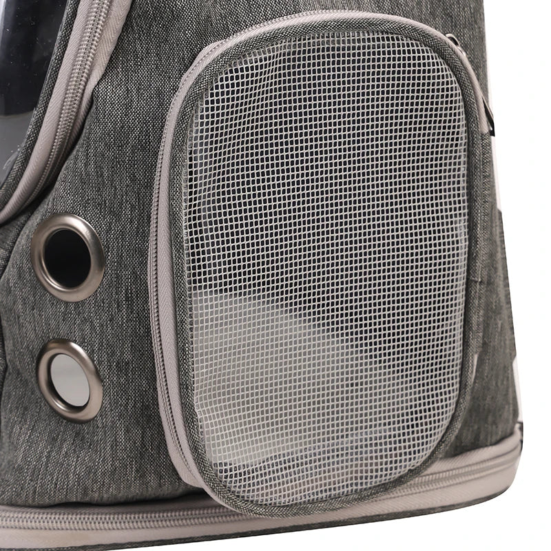 Cat Carrier Backpack โ Bubble Pet Carrier Bag with Air Holes for Cats & Small Dogs