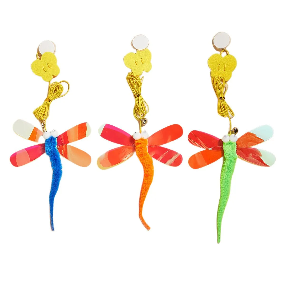 Cat Hanging Door Toy ā Elastic Rope Feather Teaser for Cats