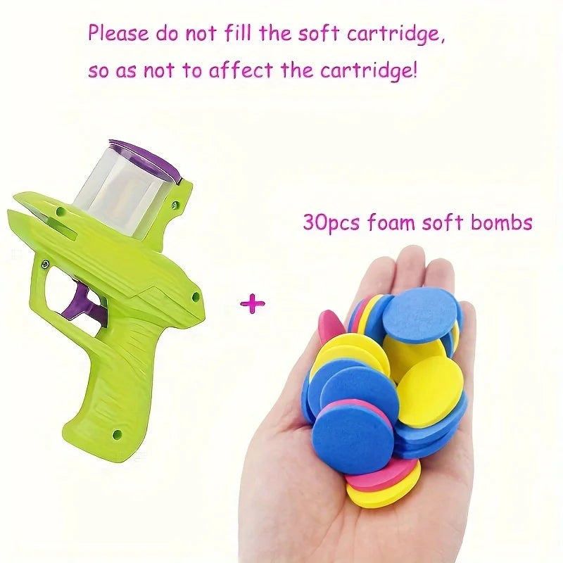 Foam Disc Cat Toy Launcher ā Interactive Indoor Play Game for Cats, Battery-Free & Durable
