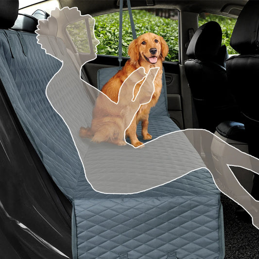 PETRAVEL Dog Car Seat Cover – Waterproof Hammock & Back Seat Protector