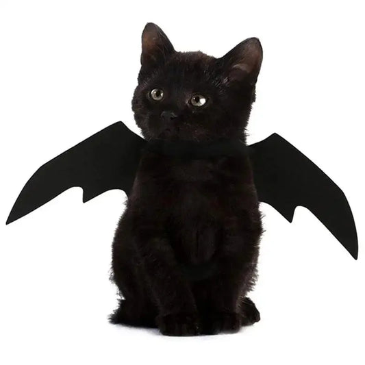 Halloween Pet Bat Wings Costume – Cute Cat Dog Harness Outfit for Party & Cosplay