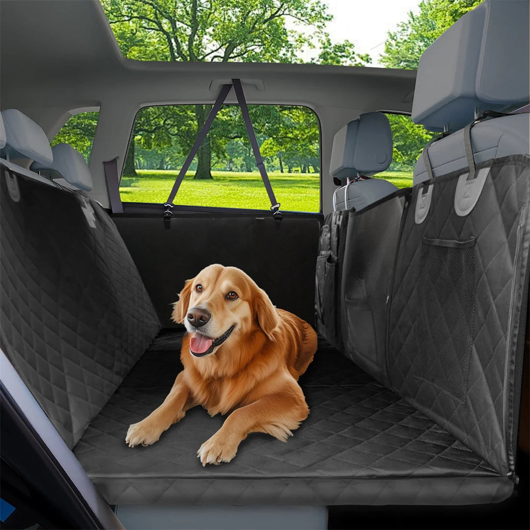 Dog Car Seat Cover – Waterproof Hammock for Back Seat