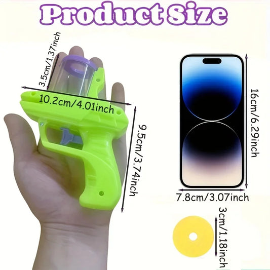 Foam Disc Cat Toy Launcher – Interactive Indoor Play Game for Cats, Battery-Free & Durable